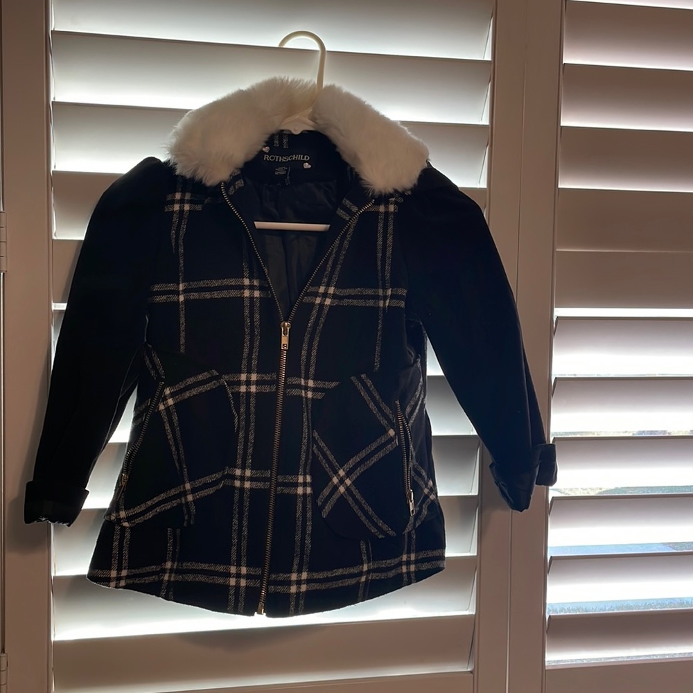 Black childrens coat
